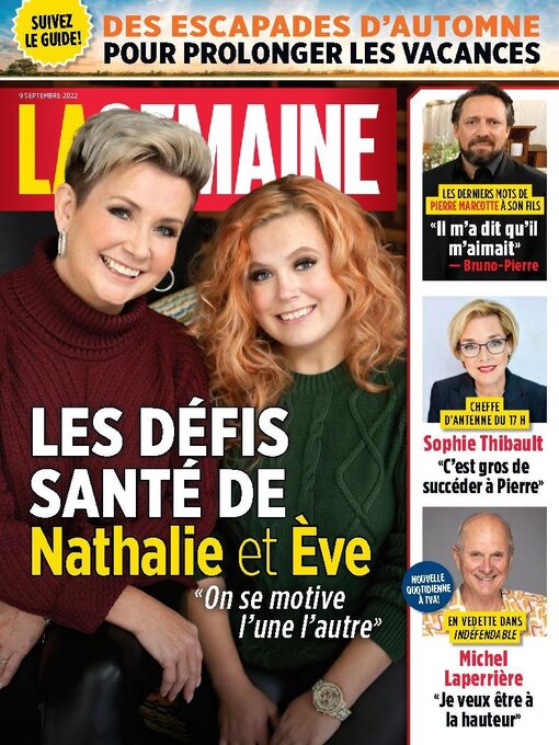 Title details for La Semaine by TVA Publications Inc. - Available